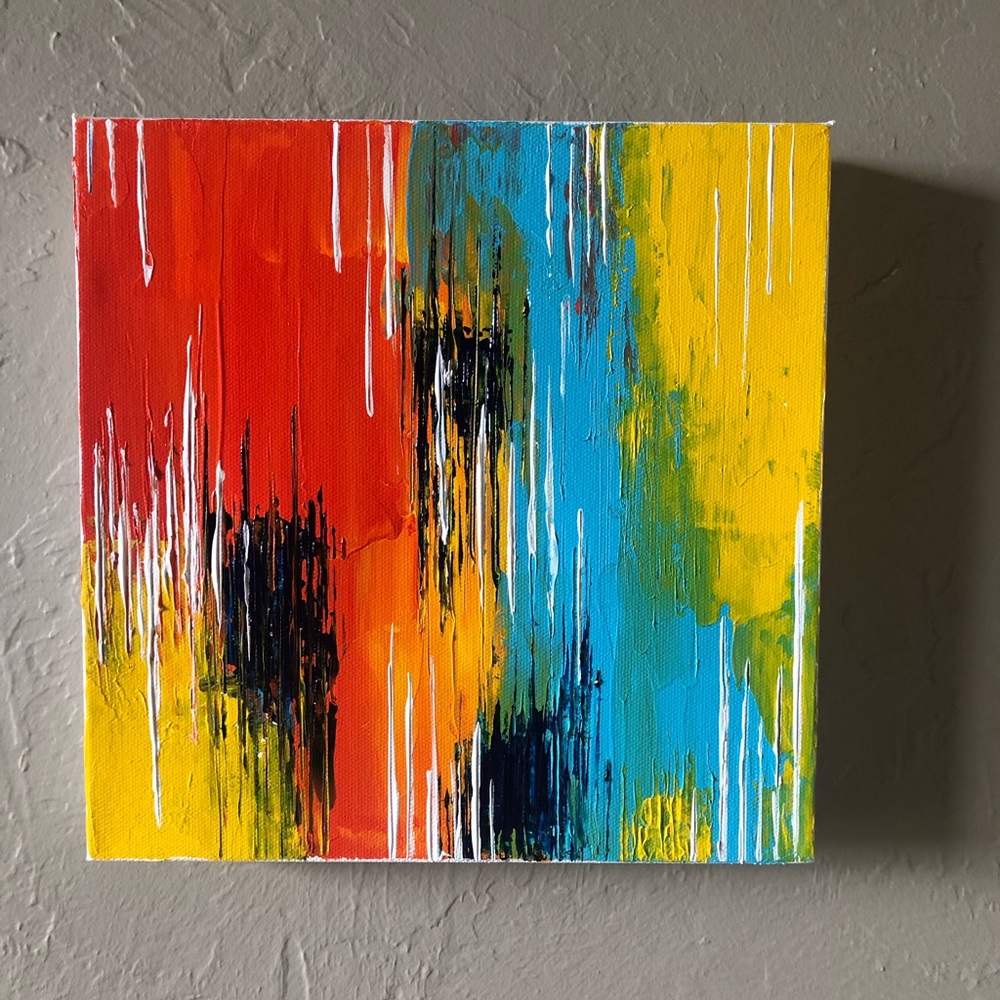 Hand painted Abstract Art